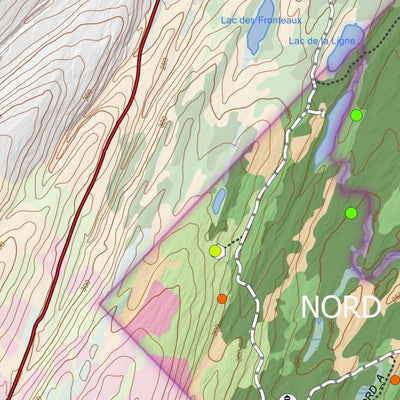 Carte écoforestière des zones de chasse 119A-125 et NORD - Orignal Preview 3