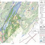 Carte écoforestière des zones de chasse 126-127A et SUD - Orignal Preview 1