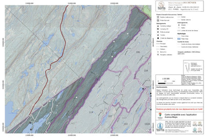 TERFA Chasse orignal - Zones 111B 113 118 120 et 123 (NORD) - Satellitaire 2023 v1 digital map