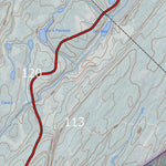 TERFA Chasse orignal - Zones 111B 113 118 120 et 123 (NORD) - Satellitaire 2023 v1 digital map