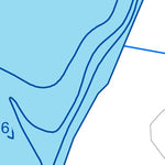 TERFA France (lac) - Bathymétrie digital map