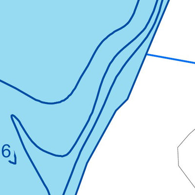 TERFA France (lac) - Bathymétrie digital map