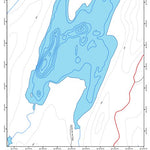 TERFA Islet (lac de) - Bathymétrie digital map