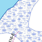 TERFA Trinité (Grand lac) - Bathymétrie digital map