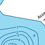 TERFA Un Mile (lac) - Bathymétrie digital map