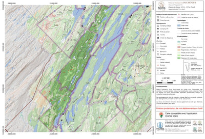 TERFA Zones 119A-125-NORD orignal écoforestière 2023v2 digital map