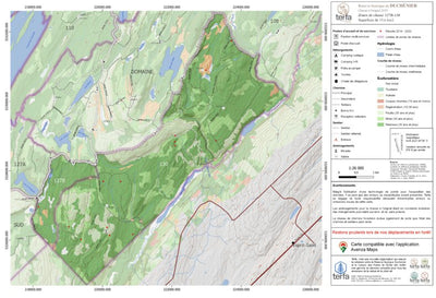 TERFA Zones 127B-130 écoforestière 2023v2 digital map