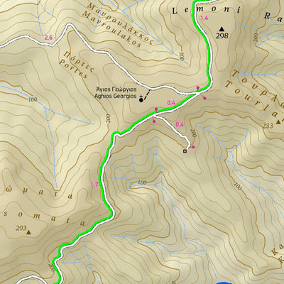 Terrain Editions Aghios Efstratios, Northern Aegean digital map