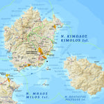 Terrain Editions Kimolos, Cyclades digital map