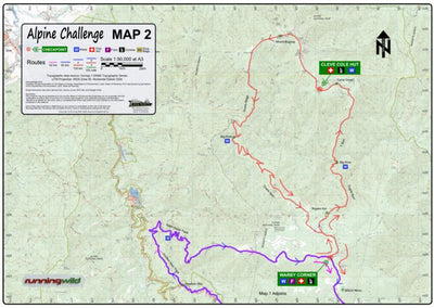 Terrainium Pty Ltd Alpine Challenge- - Map 2 digital map