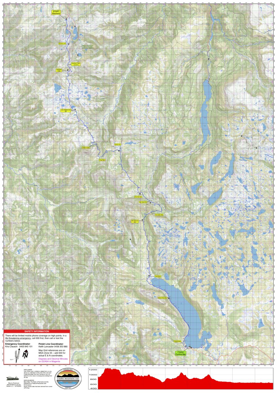 Cradle Mountain Run 2024 Map By Terrainium Pty Ltd Avenza Maps   Terrainium Pty Ltd Cradle Mountain Run 2024 Digital Map 36628444446876 