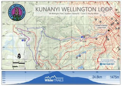 Terrainium Pty Ltd kunanyi-Wellington Loop digital map