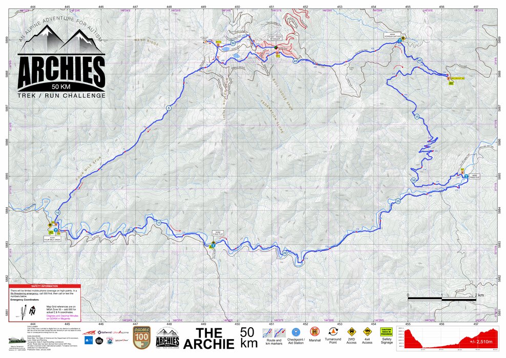 Archie Stone Map Oscars 100 - The Archie - 2026 Map by Terrainium Pty Ltd | Avenza Maps