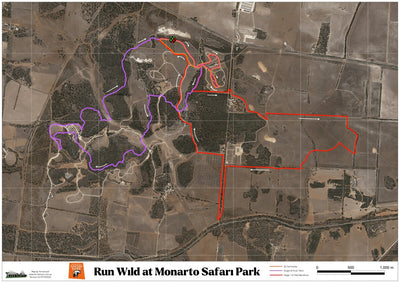 Terrainium Pty Ltd Run Wild at Monarto Safari Park digital map