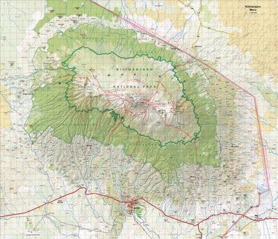 terraQuest Kilimanjaro 1:150 000 digital map