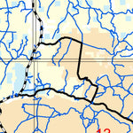 TESS Cartography San Juan County Utah Travel Plan Index Map (Automobile) digital map