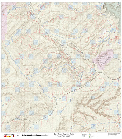 TESS Cartography San Juan County Utah Travel Plan - Map 7 digital map