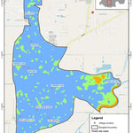 Thaileng Thol The urban flood risk map under baseline scenario in Sangkat Prey Veng digital map