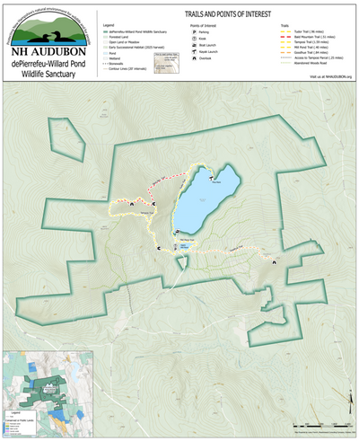 NH Audubon's dePierrefeu-Willard Pond Wildlife Sanctuary Preview 1