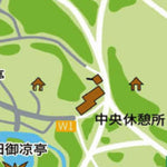 The Geoecological Conservation Network 新宿御苑 園内Map digital map