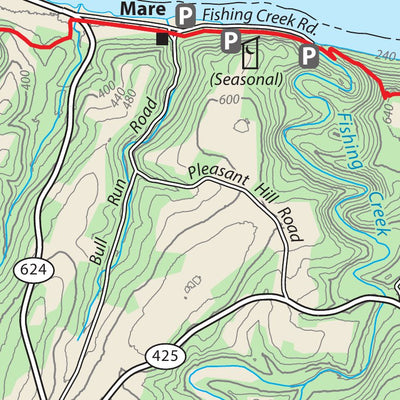 The Mason-Dixon Trail System, Inc. Mason-Dixon Trail Map 4- S of Wrightsville, PA to Otter Creek Campground, PA digital map