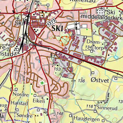 The Norwegian Mapping Authority Municipality of Ås digital map