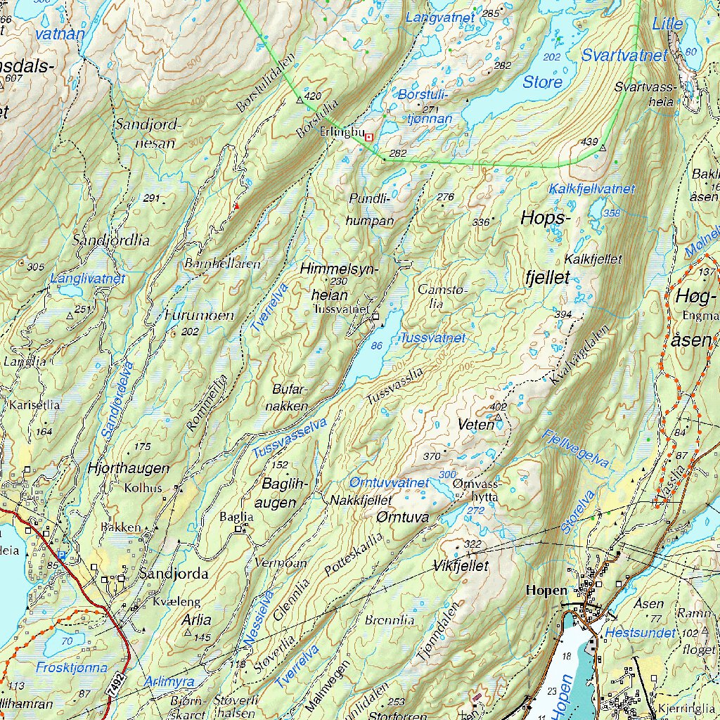 Municipality of Bodø Map by The Norwegian Mapping Authority | Avenza Maps