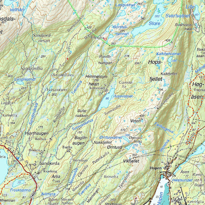 The Norwegian Mapping Authority Municipality of Bodø digital map