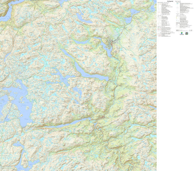 The Norwegian Mapping Authority Municipality of Bykle digital map