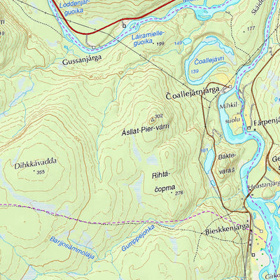 The Norwegian Mapping Authority Municipality of Karasjok digital map