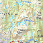 The Norwegian Mapping Authority Municipality of Kvinesdal digital map