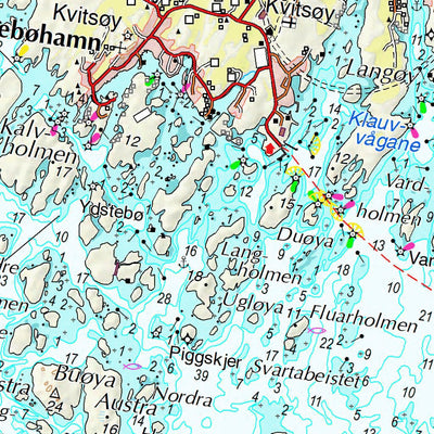The Norwegian Mapping Authority Municipality of Kvitsøy digital map