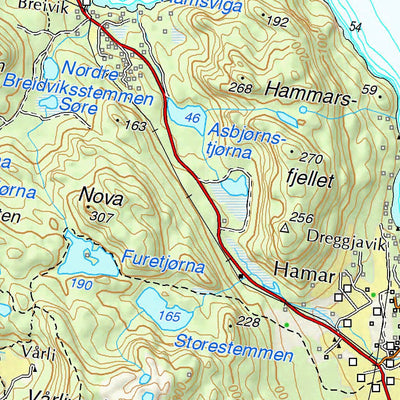 The Norwegian Mapping Authority Municipality of Strand digital map