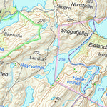The Norwegian Mapping Authority Municipality of Time digital map