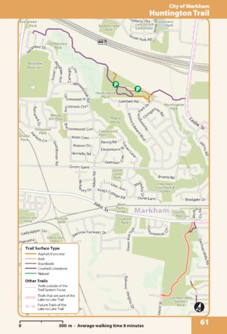 Huntington Trail and German Mills Settlers Park Map by The Regional ...