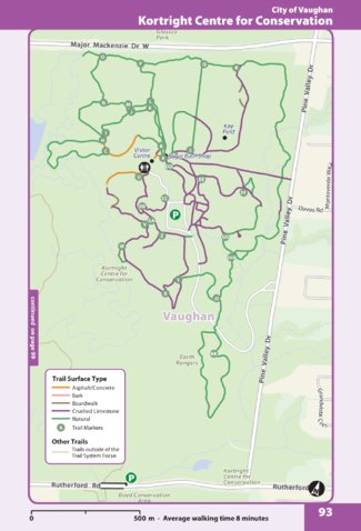 The Regional Municipality of York Kortright Centre for Conservation digital map