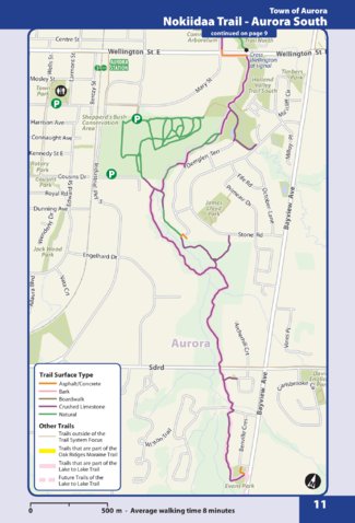 The Regional Municipality of York Nokiidaa Trail Aurora South digital map