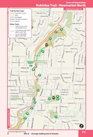 The Regional Municipality of York Nokiidaa Trail Newmarket North digital map