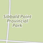 The Regional Municipality of York Sibbald Point Provincial Park digital map