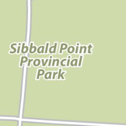 The Regional Municipality of York Sibbald Point Provincial Park digital map