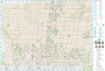 The Regional Municipality of York York Region Cycling Map (South) digital map