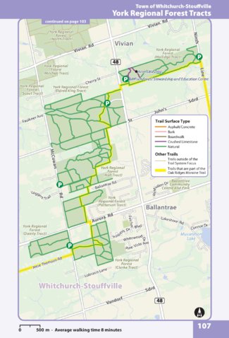 The Regional Municipality of York York Regional Forest Tracts 2 digital map