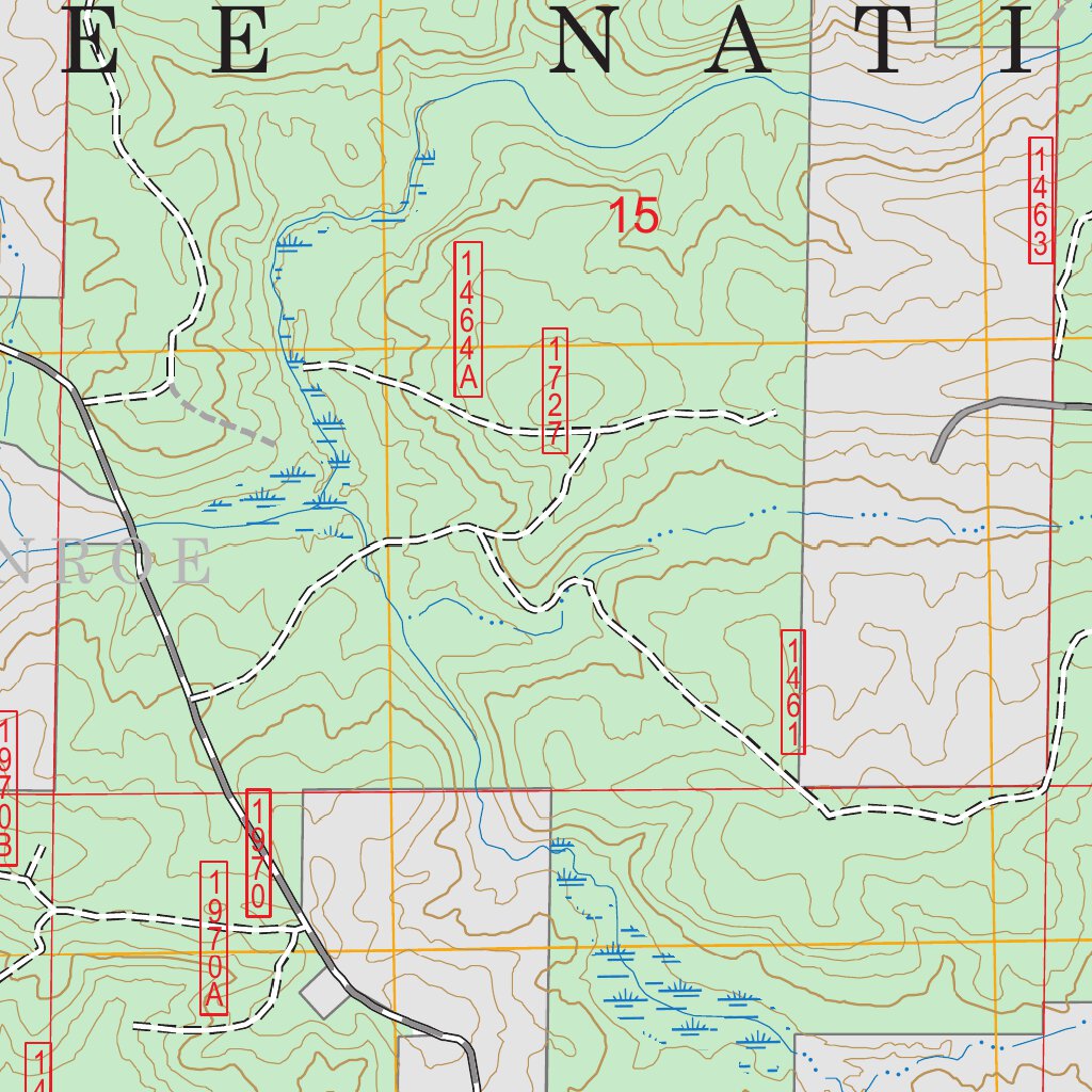 Karbers Ridge Map by The Shawnee Associate | Avenza Maps