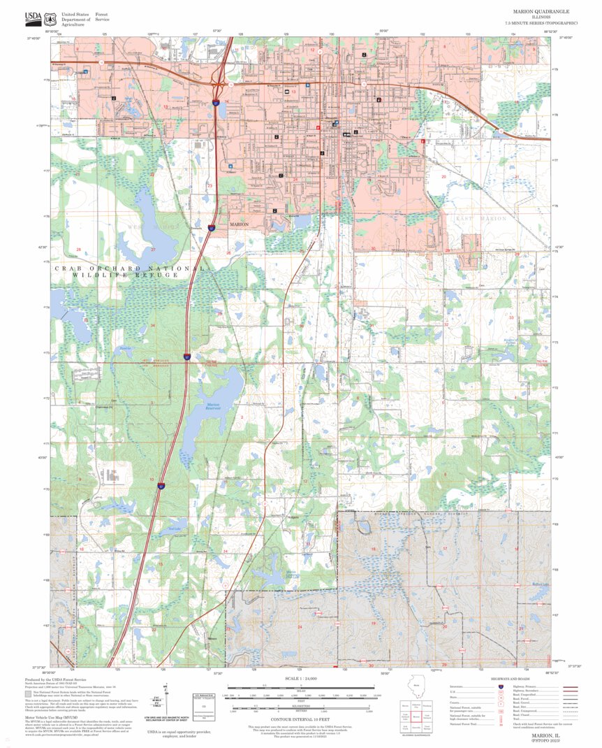 Marion Map by The Shawnee Associate | Avenza Maps