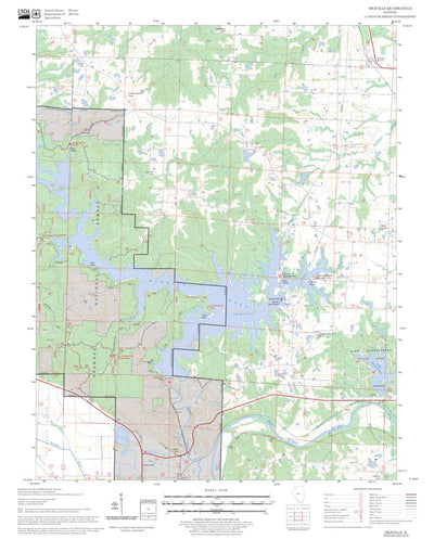The Shawnee Associate Oraville digital map