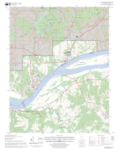 The Shawnee Associate Rosiclare digital map