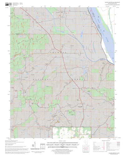 The Shawnee Associate Saline Mines digital map