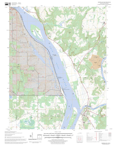 The Shawnee Associate Smithland digital map