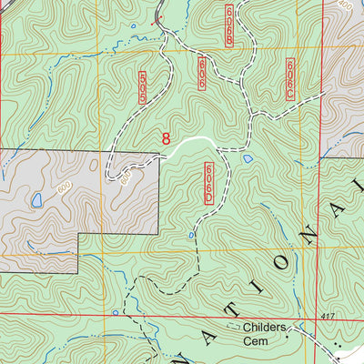 The Shawnee Associate Tamms digital map