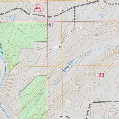The Shawnee Associate Watersburg digital map